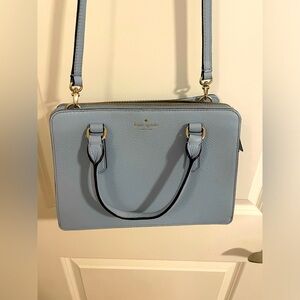Kate Spade Blue Leather Shoulder Bag